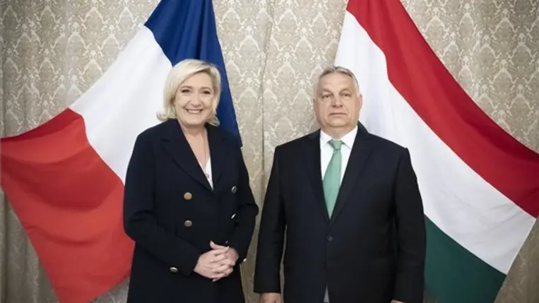 Orbán Viktor találkozója Marine Le Pennel: meg kell védeni az európai embereket