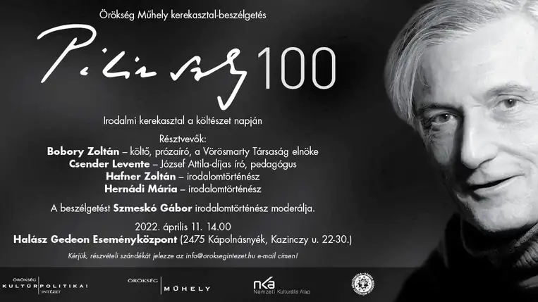 Pilinszky 100 – Irodalmi kerekasztal a költészet napján 