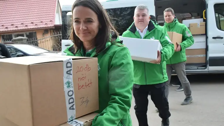 Novák Katalin Beregszászon