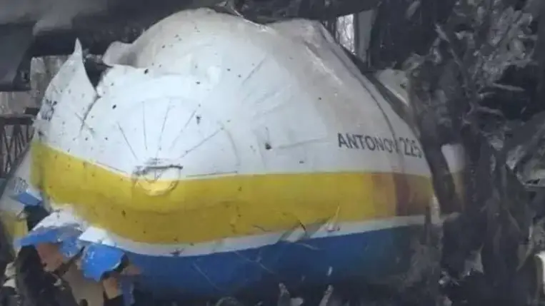Így néz ki az orosz támadás után az ukrán Álom repülőgép