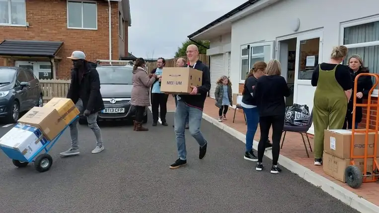 Segélyakció Walesben