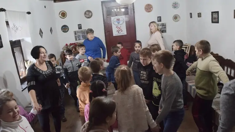 Márton-napi foglalkozás a Nagyberegi Tájházban