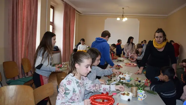 Ünnepre hangolódás Kígyóson. Fotó: Kovács Erzsébet