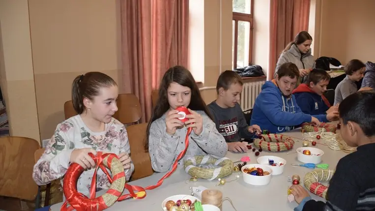 Ünnepre hangolódás Kígyóson. Fotó: Kovács Erzsébet