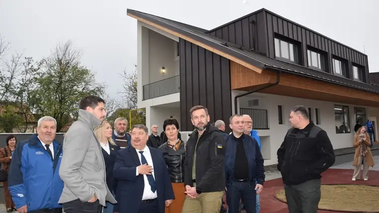 Magyar Levente beregszászi látogatásán (Fotó: Kovács Elemér)