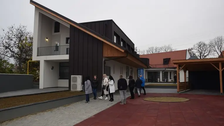 Magyar Levente beregszászi látogatásán (Fotó: Kovács Elemér)