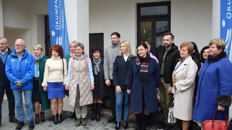 Magyar Levente beregszászi látogatásán (Fotó: Kovács Elemér)