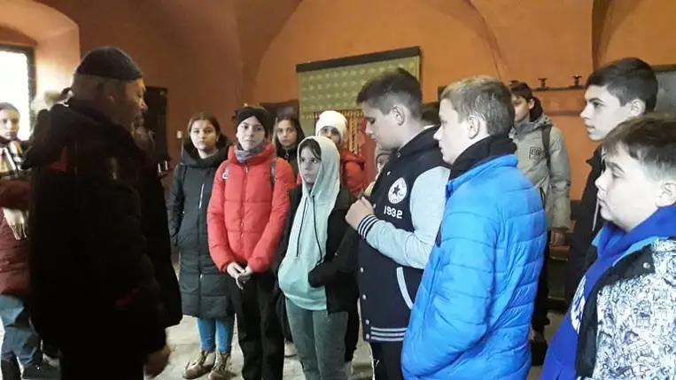Tanulmányi osztálykiránduláson a beregszentmiklósi várkastélyban és a munkácsi Munkácsy Mihály Magyar Házban.