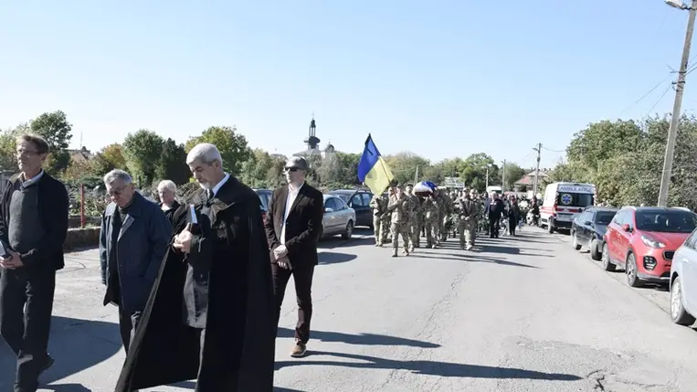 Beregszászon eltemették Háda Lászlót. Fotó: Kovács Elemér