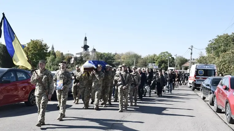 Beregszászon eltemették Háda Lászlót. Fotó: Kovács Elemér