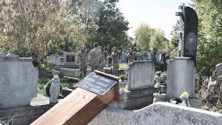 Beregszászon eltemették Háda Lászlót. Fotó: Kovács Elemér