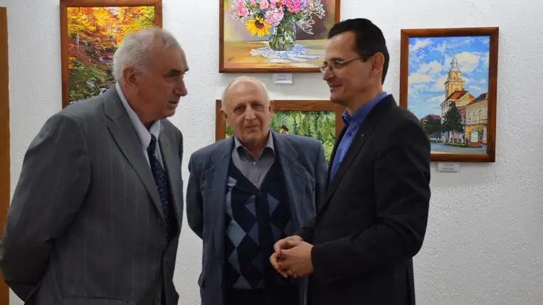 Hájas István-kiállítás a nagyszőlősi Révész Imre Galériában (Fotó: Kovács Elemér)