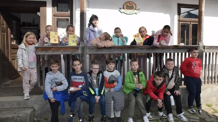 Kézművesfoglalkozás a Nagyberegi Tájházban. (Fotó: Kovács Erzsébet)