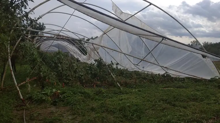 Vihar Tiszakeresztúrban jégesővel