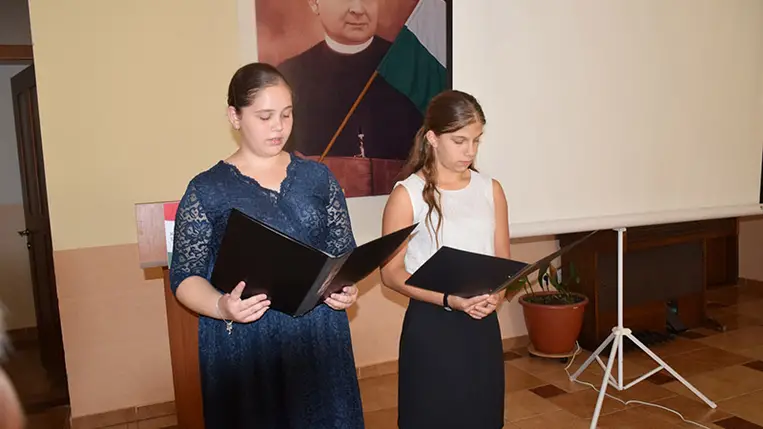 Megemlékezés a Beregszászi KÉSZ szervezésében - Az Ómagyar Mária-siralom nemzeti ereklyénk. Fotó: Kovács Erzsébet