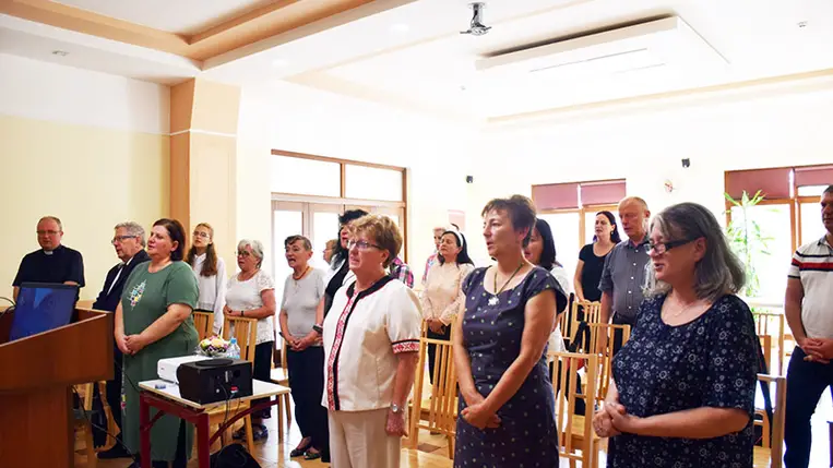 Megemlékezés a Beregszászi KÉSZ szervezésében - Az Ómagyar Mária-siralom nemzeti ereklyénk. Fotó: Kovács Erzsébet