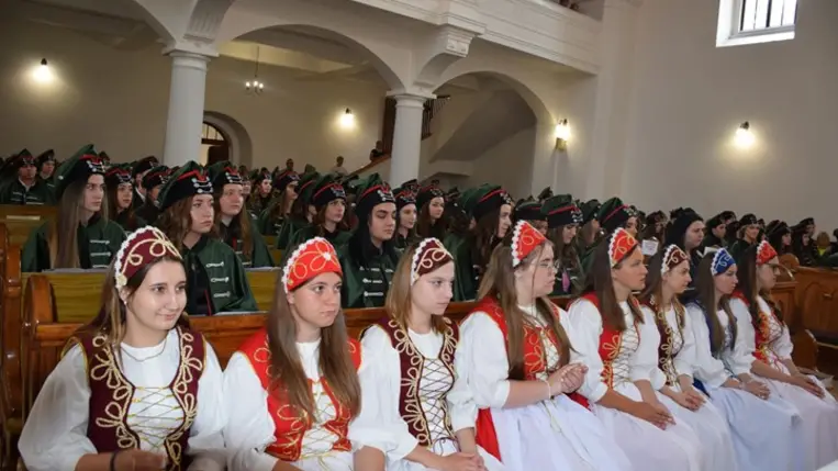 Diplomaátadó ünnepség a beregszászi Rákóczi Főiskolán. Fotó: Kárpátinfo/Kovács Erzsébet