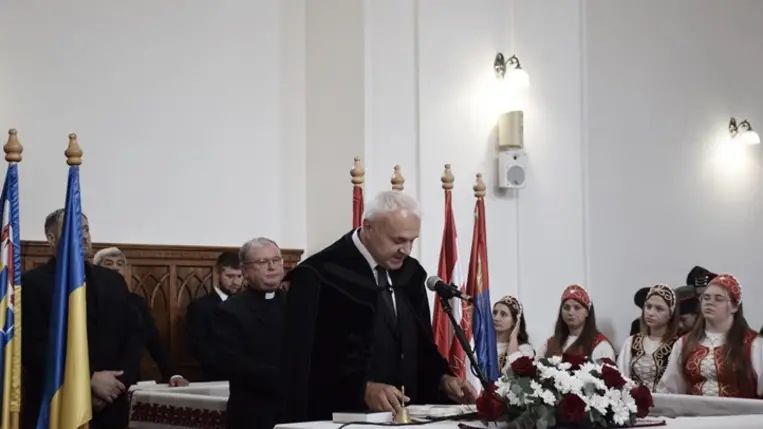 Diplomaátadó ünnepség a beregszászi Rákóczi Főiskolán. Fotó: Kárpátinfo/Kovács Erzsébet