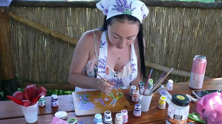 A Beregardai Hegyalja Levendulamezőn. Fotó: Kárpátinfo/Kovács Erzsébet