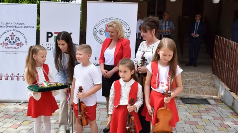 Magyar tannyelvű óvodát adtak át Királyházán. Fotó: Kárpátinfo/Kovács Elemér