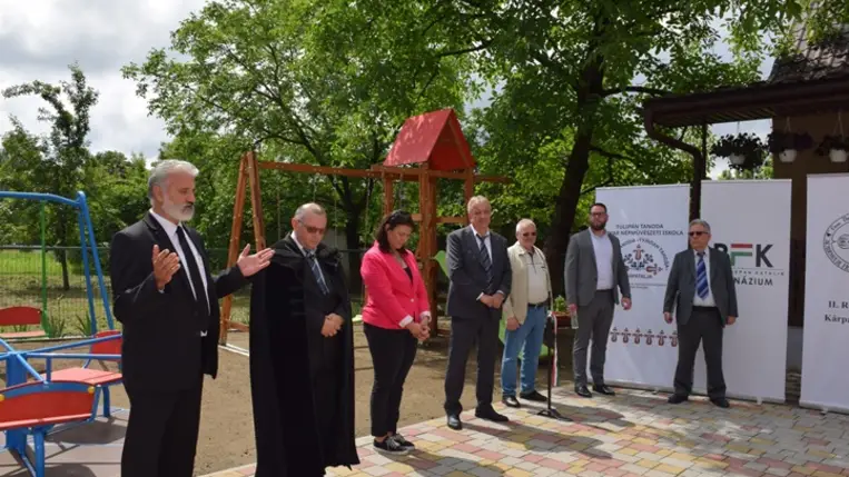 Magyar tannyelvű óvodát adtak át Királyházán. Fotó: Kárpátinfo/Kovács Elemér