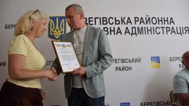 Méltatták az újságírók napját Beregszászban. Fotó: Kárpátinfo/Kovács Elemér