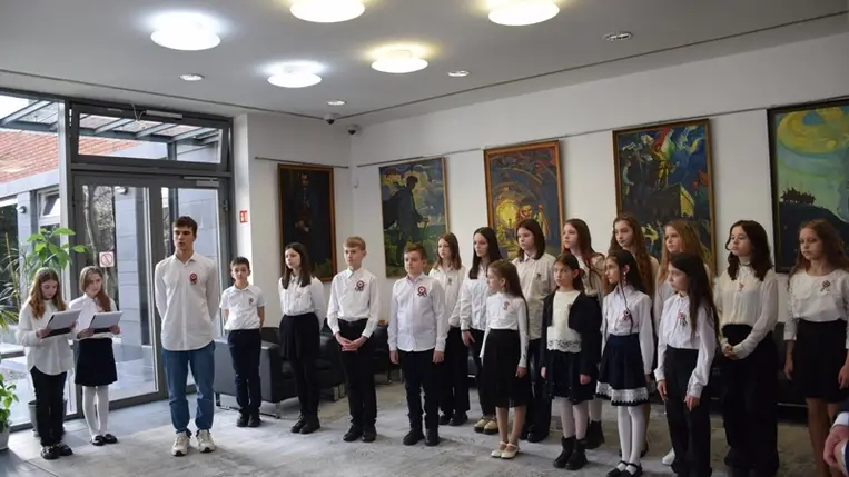 Magyarország Ungvári Főkonzulátusa: március 15-i megemlékezés. (Fotó: Kárpátinfo/Kovács Elemér)