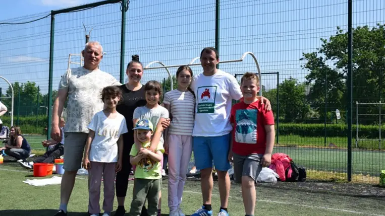 Idén már másodszor szervezett sportnapot a Kárpátaljai Magyar Nagycsaládosok Egyesülete (KMNE) tagcsaládjai számára. Fotó: Kárpátinfo/Kovács Elemér
