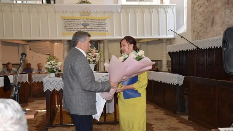 A Kárpátaljai Magyar Pedagógusszövetség központi tanévnyitója Visken. Fotó: Kárpátinfo/Kovács Erzsébet