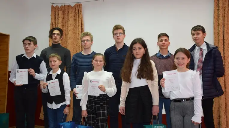 A Zrínyi Ilona Matematikaverseny eredményhirdetésén. (Fotó: Kárpátinfo/Kovács Erzsébet)