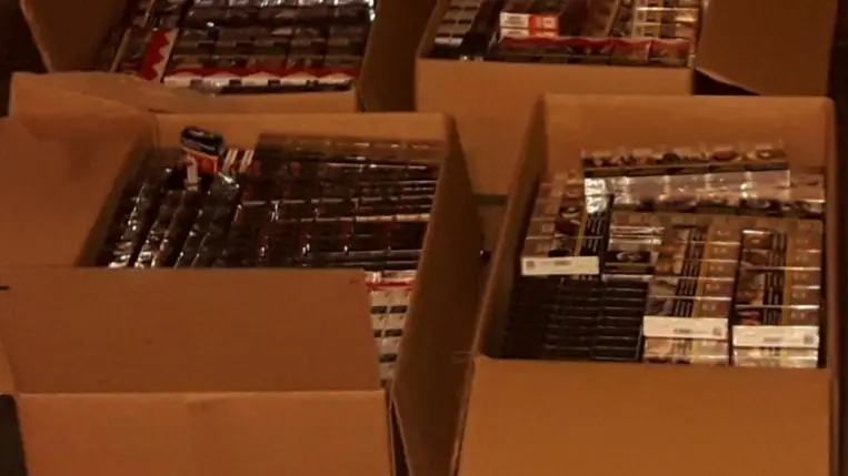 Csempészett cigarettát szállított. Fotó: Police.hu