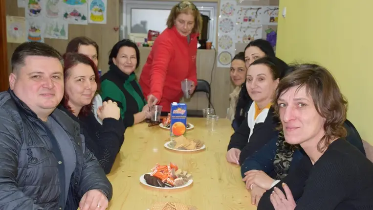 A máltaiaknál farsangoltak a KMNE gyermekei. Fotó: Kárpátinfo/Kovács Erzsébet