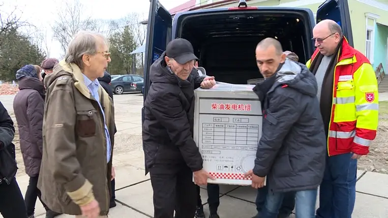 Aggregátorok és elektromos fűtőtestek a George Pataki Centertől. (Fotó: Kárpátinfo/Kovács Erzsébet)