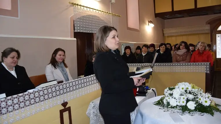 Református nőszövetségi csendesdélután Nagybégányban. (Fotó: Kárpátinfo/Kovács Erzsébet)