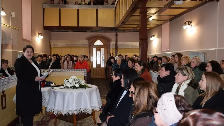 Református nőszövetségi csendesdélután Nagybégányban. (Fotó: Kárpátinfo/Kovács Erzsébet)