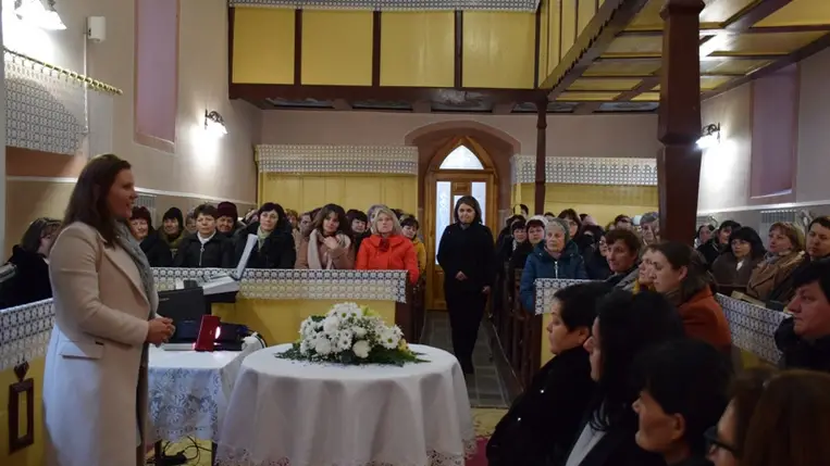 Református nőszövetségi csendesdélután Nagybégányban. (Fotó: Kárpátinfo/Kovács Erzsébet)