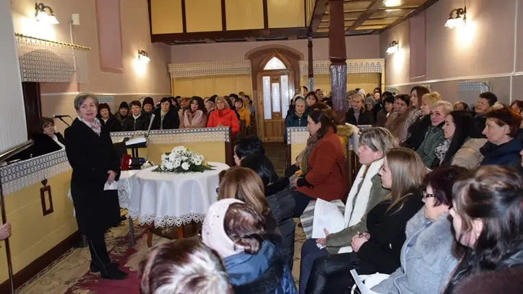 Református nőszövetségi csendesdélután Nagybégányban. (Fotó: Kárpátinfo/Kovács Erzsébet)