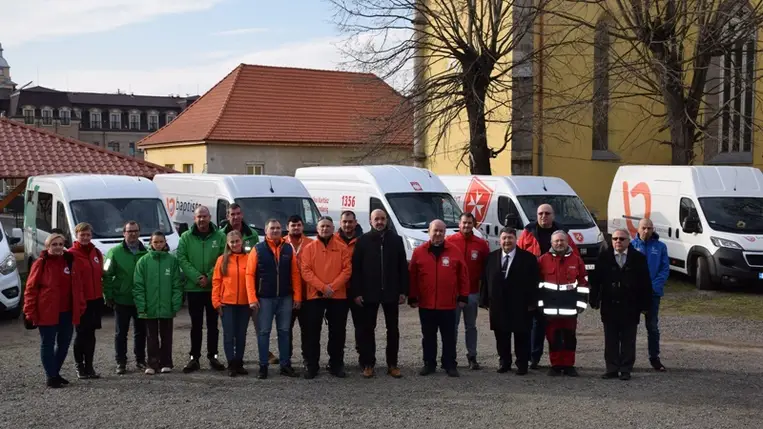 Százmillió forintnyi segélyszállítmány a karitatív szervezetektől. (Fotó: Kárpátinfo/Kovács Erzsébet)