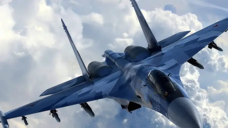 Szu-27 típusú orosz harci repülőgép