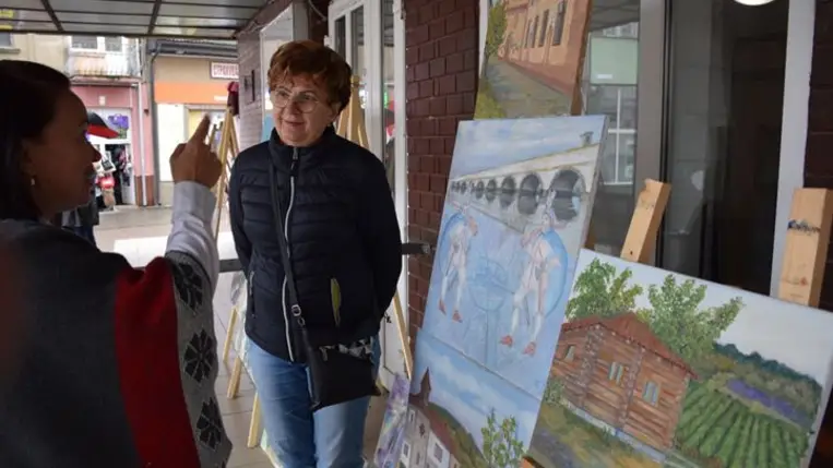 Nemzetközi plein air Beregszászon - Csodálatos hely, nagyszerű emberek. Fotó:Kárpátinfo/Kovács Elemér