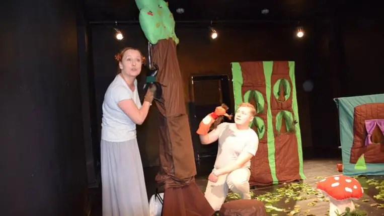 Meseelőadás a Kárpátaljai Megyei Magyar Drámai Színházban - Ugri meg Bugri. Fotó: Kárpátinfo/ Kovács Erzsébet