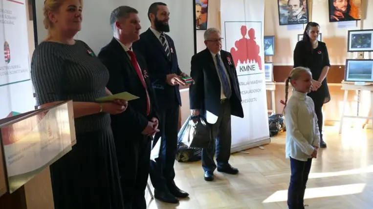 A „Talpra magyar!” alkotói pályázat eredményhirdetésén - Nemzeti ünnep nagycsaládos módra. Fotó: Kárpátinfo/Kovács Erzsébet