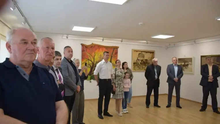 Brinkács István kiállítása Magyarország Beregszászi Konzulátusán - A kísérletező művész. Fotó: Kárpátinfo/ Kovács Elemér