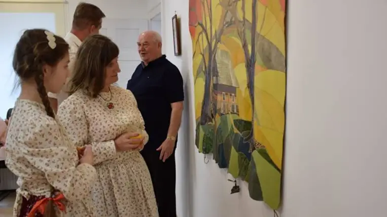 Brinkács István kiállítása Magyarország Beregszászi Konzulátusán - A kísérletező művész. Fotó: Kárpátinfo/ Kovács Elemér