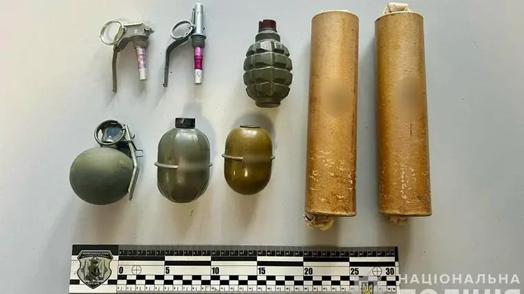 Újabb lőszerkereskedő került rendőrkézre Kárpátalján. Fotó. Nemzeti Rendőrség