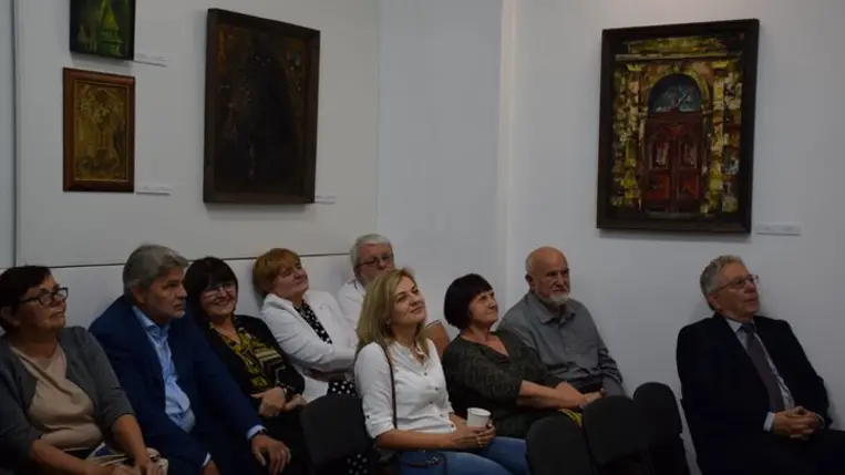 Emlékkiállítás a beregszászi Na’Conxypan Galériában - Benkő György, a sokoldalú művész. Fotó: Kárpátinfo/Kovács Elemér