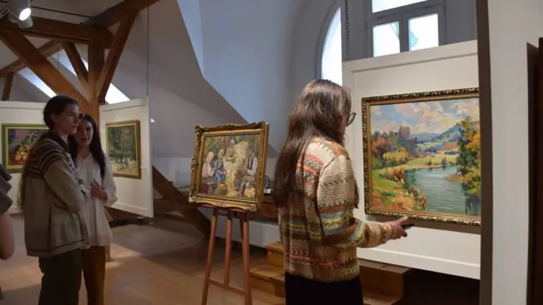 Harangozó Miklós-emlékkiállítás a Munkácsy Mihály Magyar Házban - A művészet sosem hal meg. Fotó: Kárpátinfo/Kovács Erzsébet