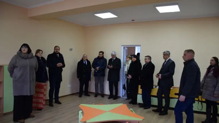 Bővülő hálózat – Óvodaátadás Búcsúban - Nacsa Lőrinc: Aki háborúban óvodát épít, az hisz a békében és a jövőben. Fotó: Kárpátinfó/ Kovács Elemér