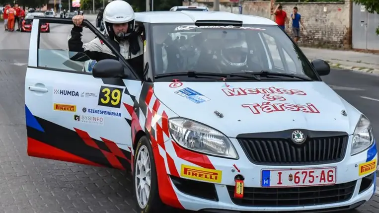 Kategóriagyőzelem a Fehérvár Ralin. Fotó: Hajóka SportFotó