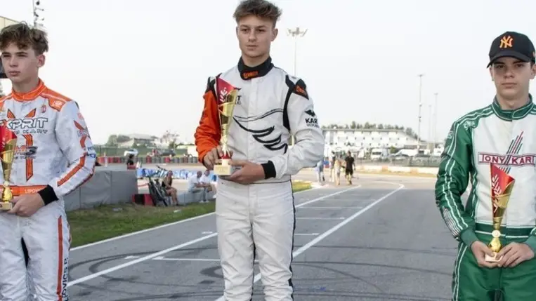 Kategóriagyőzelem a Gokart OB-n. Fotó: Hajóka SportFotó